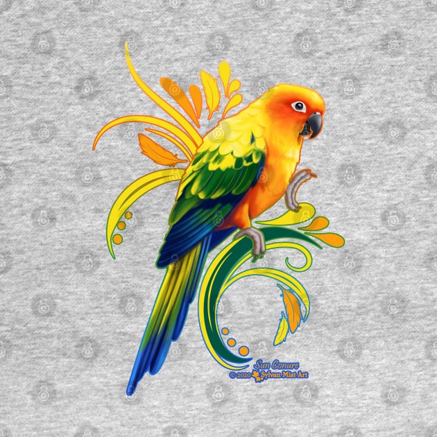 Sun Conure by Sylvanmistart